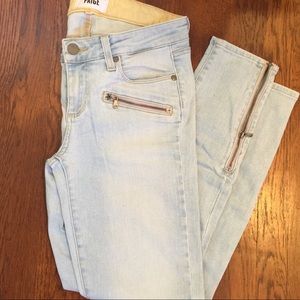 Paige Zipper Jeans
